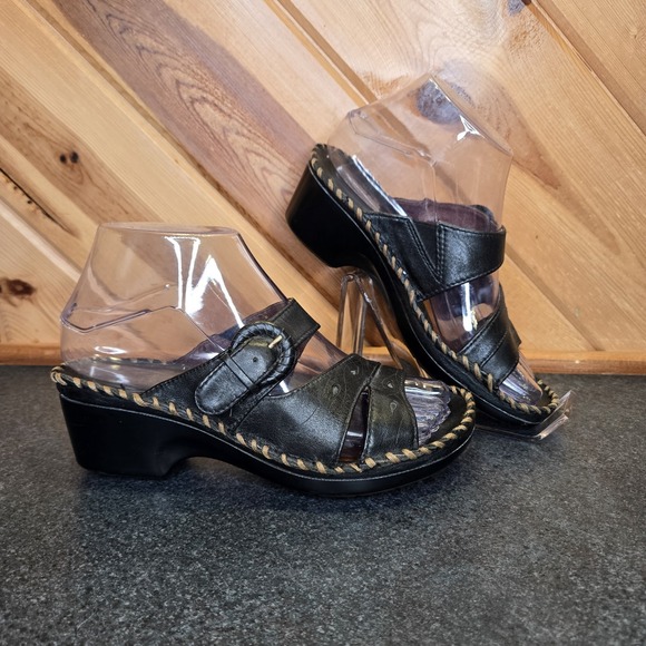Ariat Women's Sandals Slip On Open Toe Slide Leather Stability Cushion Size 5.5M - Picture 1 of 9